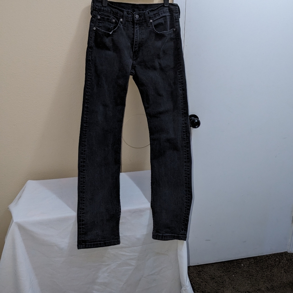 Levi's 502 Black Jeans Size 31x32